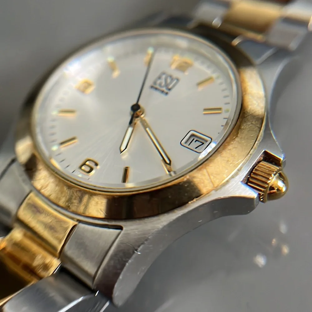 ESQ Swiss Vintage Men's Two Tone Stainless Steel Watch